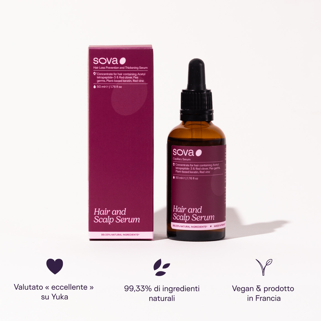 Siero per Capelli & Cuoio Capelluto - SOVA